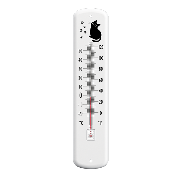 STIL - Thermomètre plastique – décor chat