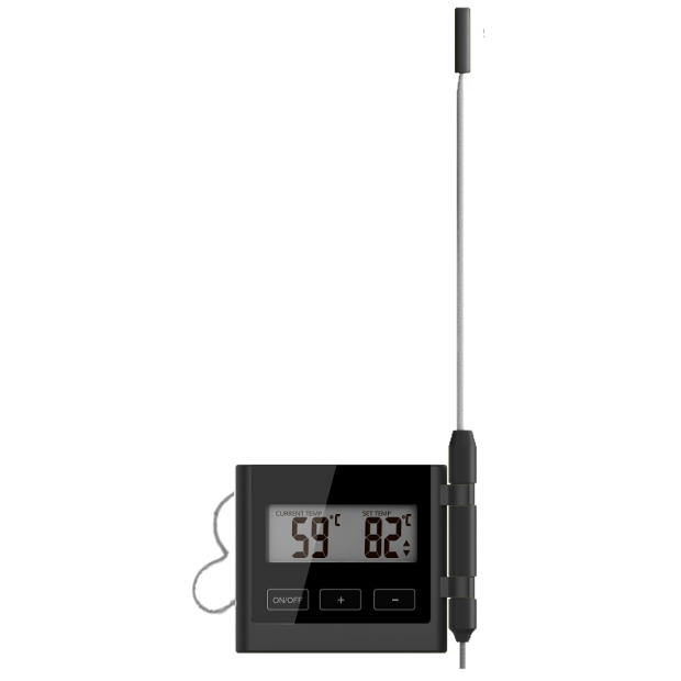 STIL - Thermomètre électronique sonde filaire 1 mètre pour cuisson à coeur au four