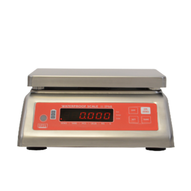STIL - Stainless steel scale with double screen 7.5KG