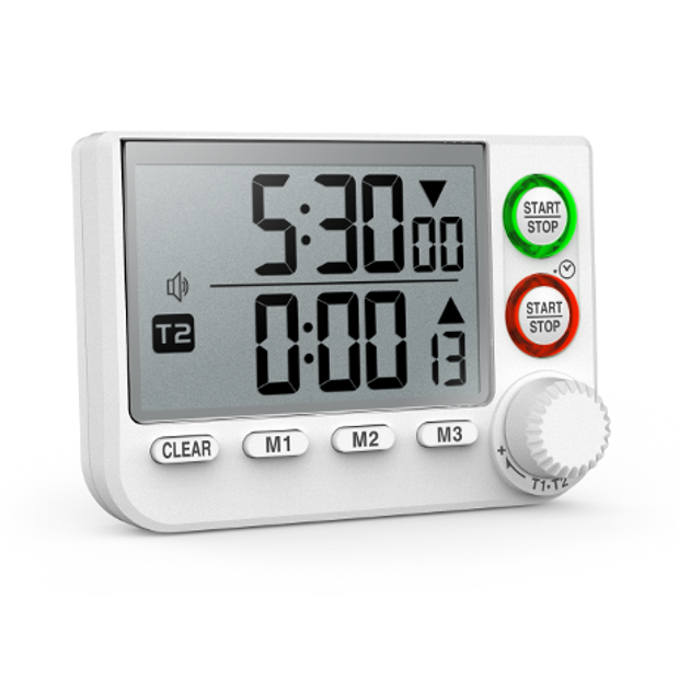 STIL - Kitchen electronic dual rotary timer