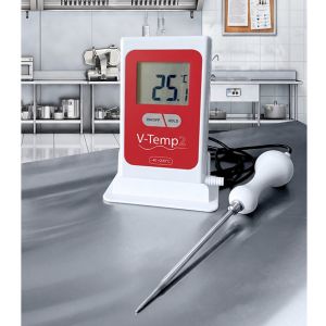 4815 Thermomètre sonde filaire EN13485 V-temp 2 photo d'ambiance cuisine professionnelle