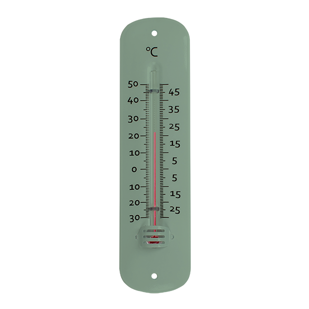STIL - Thermometer ambient metal – pine green color