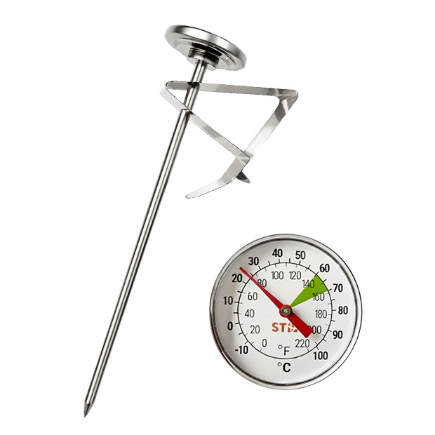 4837 thermomètre lait café cadran diamètre 26mm