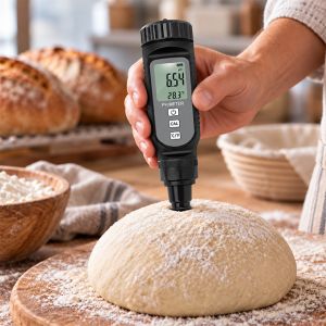 Mesure du pH d’une pâte à pain avec le pH-mètre STIL 4840