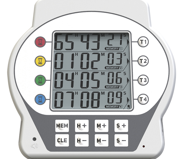 Minuteur géant à 4 temps STIL 4873 vu de face