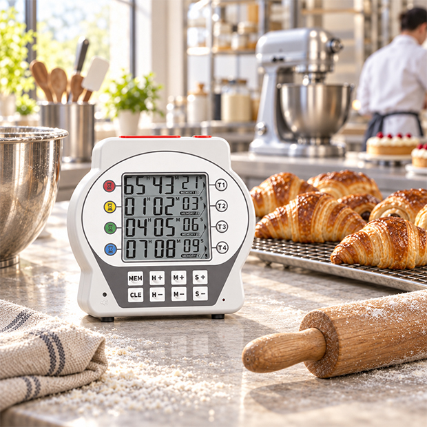 Minuteur à quatre temps STIL 4873 dans une boulangerie - pâtisserie