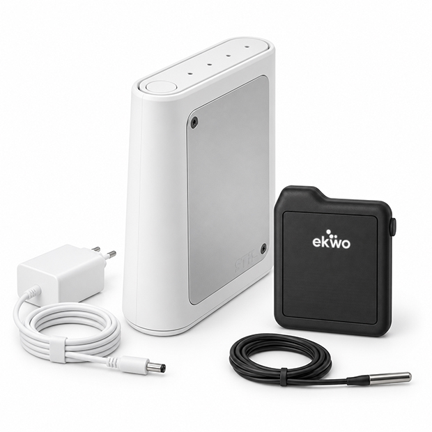 Kit EKWO connecté chaîne du froid – 1 capteur + 1 passerelle PRO