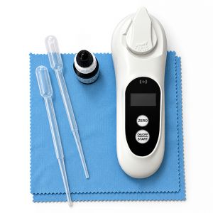 Kit du réfractomètre digital STIL 4817 avec deux pipettes, deux lingettes et flacon de calibration vide
